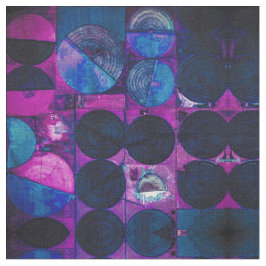 Círculos azules de 369 Tela abstracta