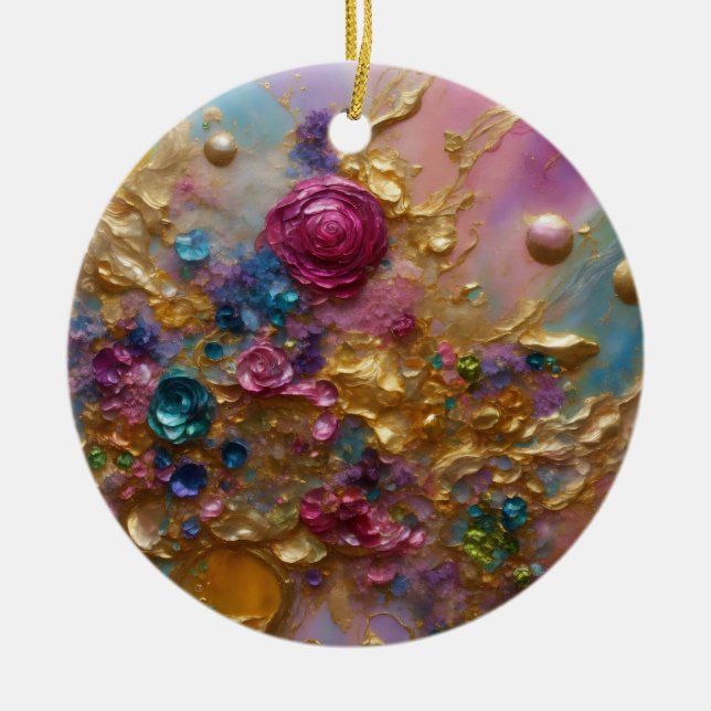 Círculos celestes Ornamentos cerámicos (Frente)