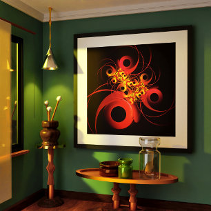 Círculos coloridos Patrón de arte abstracto modern