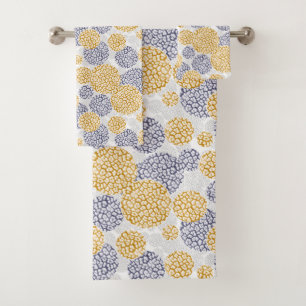 Círculos con huella de piel de leopardo amarillo y