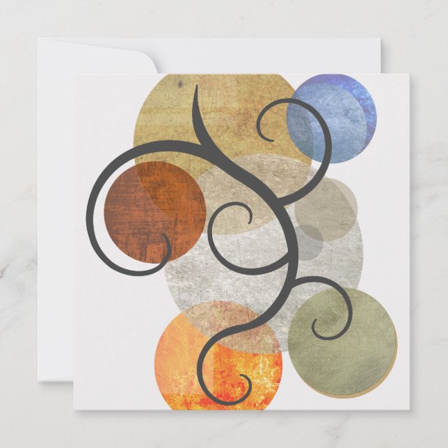 Círculos con patrones contemporáneos (Anverso)