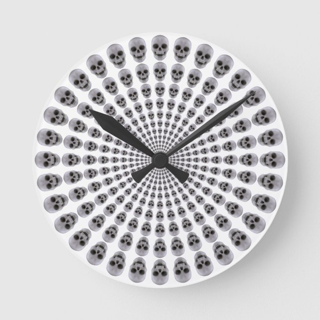 Círculos de calaveras: reloj de pared (Anverso)