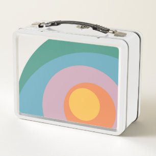 círculos de estilo retro multicolor