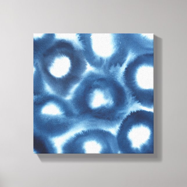 Círculos de impresión de acuarela de Indigio (Anverso)