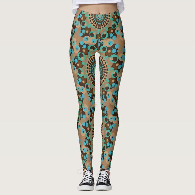 círculos de leggings de mandala (Anverso)