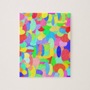 Círculos del rompecabezas de color