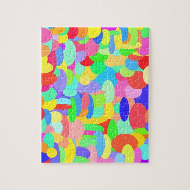 Círculos del rompecabezas de color (Vertical)