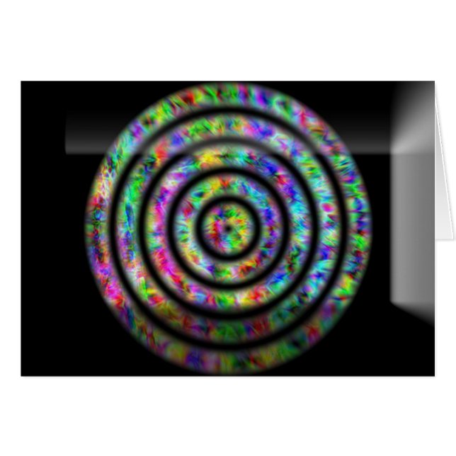 Círculos del teñido anudado (Anverso (Horizontal))