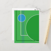 Círculos flotantes 11 Tarjeta postal de diseño abs