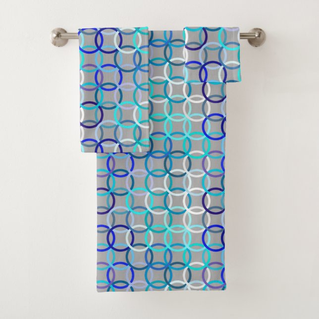 Círculos, gris, azul y blanco modernos de los (In situ)