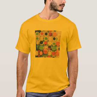 Círculos hexagonales: camiseta de arte geométrico