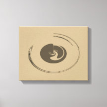 Círculos líquidos - Lienzo envuelto