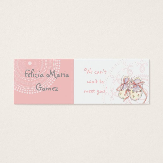 Círculos 'n Booties, Baby Girl Shower (Frente)