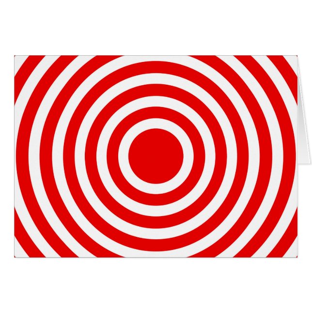 Círculos rojos y blancos (Anverso (Horizontal))