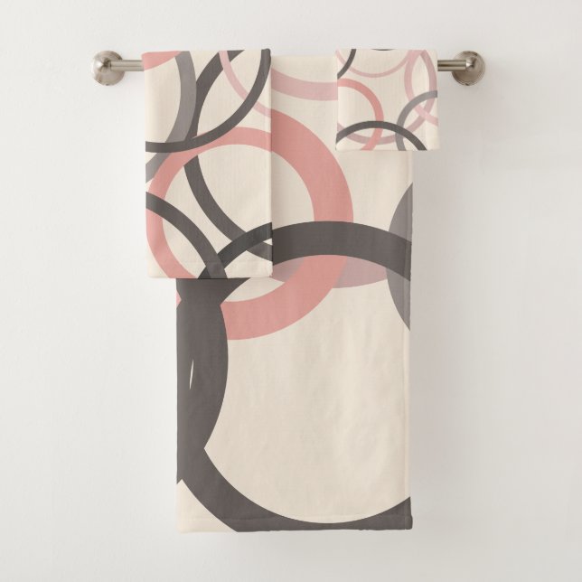 Círculos rosados y grises (In situ)