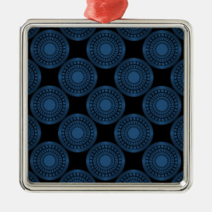 Círculos ultramodernos Ornamento Premium, Azul