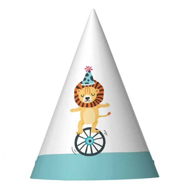 Circus Animals Niños Gorra Fiesta de cumpleaños (Anverso)