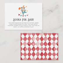 Circus Books Para La Tarjeta Del Bebé | Baby Showe