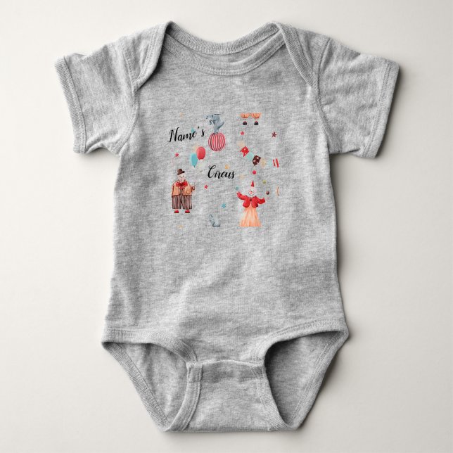 Circus Performance Baby Body Suite Baby Bodysuit (Anverso)