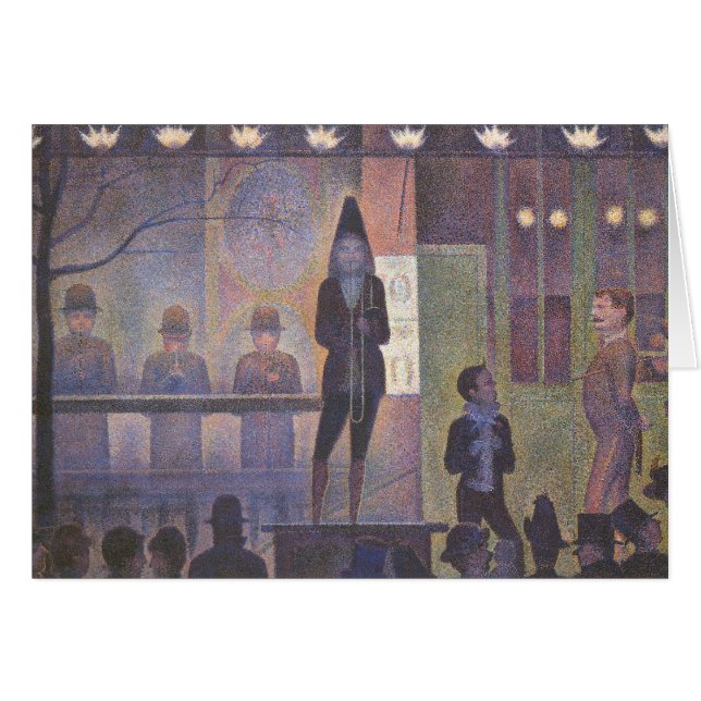Circus Sideshow by Georges Seurat, Vintage Art (Anverso (Horizontal))
