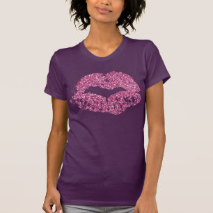 Ciruelo y camisa del beso de los labios del