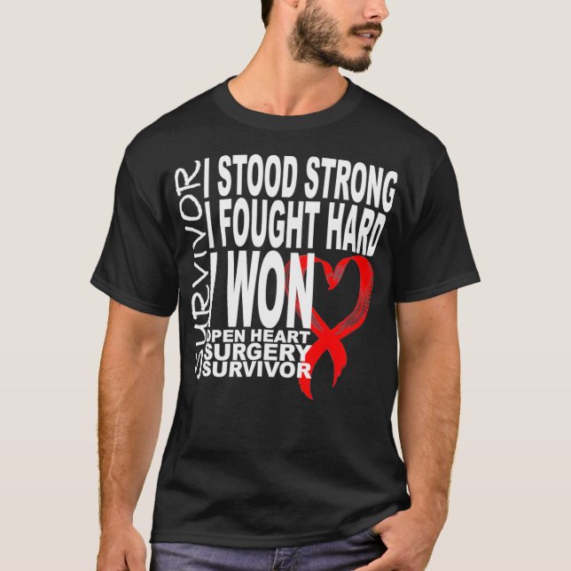 Cirugía de corazón abierto Omitir camiseta de recu (Anverso)