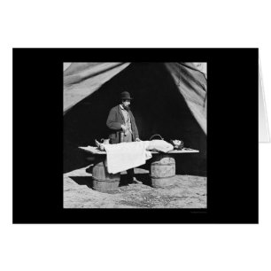 Cirujano embalsamador en el trabajo 1864