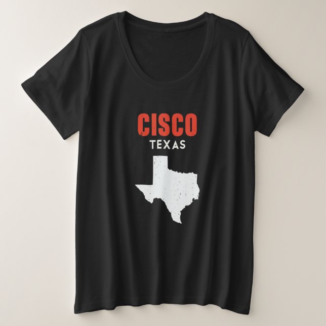 Cisco Texas USA State America Travel Texas (Anverso del diseño)