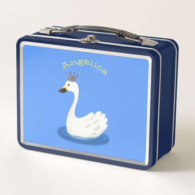 Cisne blanco con personalizado de la corona (Anverso)