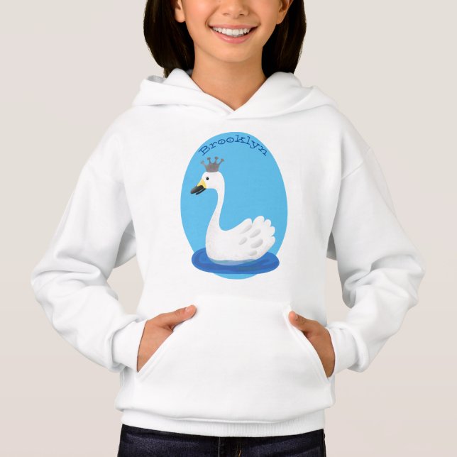 Cisne blanco con personalizado de la corona (Anverso)