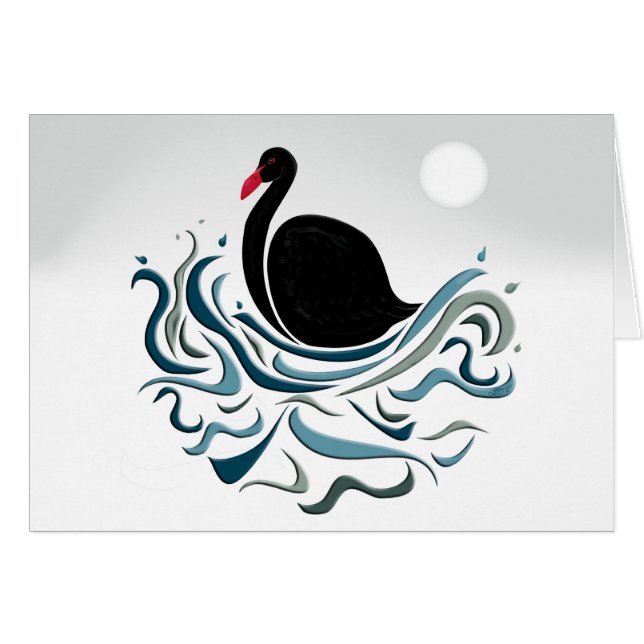 Cisne negro (Anverso (Horizontal))