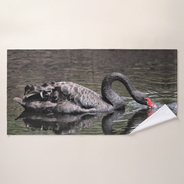 Cisne negro (Toalla de baño)