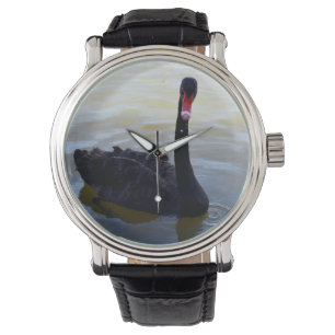 Cisne negro, reloj de pulsera para hombres