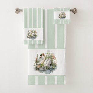 Cisne Rayado y Floral