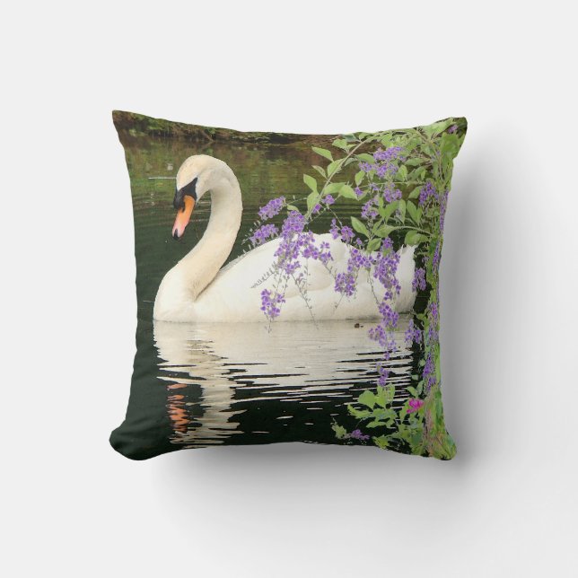 Cisne y almohada de las flores (Anverso)