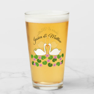 Cisnes blancas y nenúfares Bodas Personalizado
