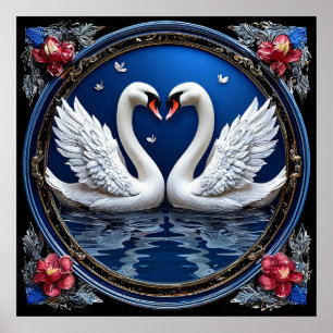 Cisnes de Boda Amor Romance Arte Elegante 🕊️💍✨
