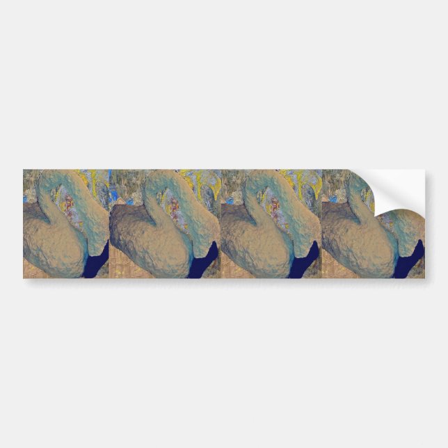 Cisnes de trompetista de la pegatina para el (Frente)