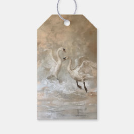 Cisnes - Etiquetas de regalo