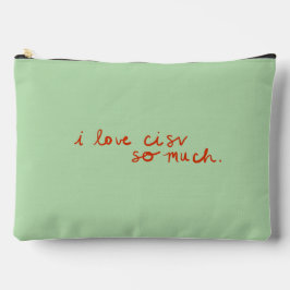 CISV Austin "Me encanta CISV..." Bolsa de artículo