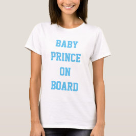 Cita a bordo a princesa bebé de camiseta