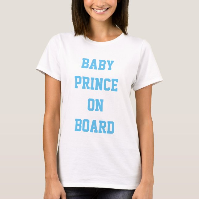 Cita a bordo a princesa bebé de camiseta (Anverso)