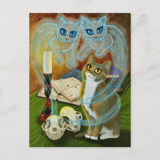 Cita a viejos amigos, tarjeta postal de arte de ga