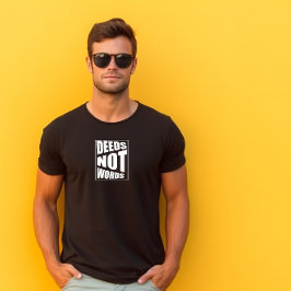 Cita acciones no palabras Camiseta del Día del Pad