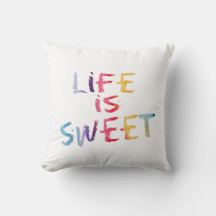 cita almohada colorida vida del texto es decoració