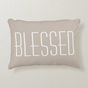 Cita Bendita Almohada Decorativa Marrón