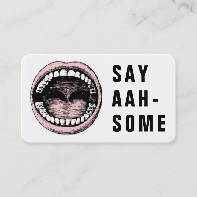 Cita con el dentista en la oficina del dentista (Anverso)