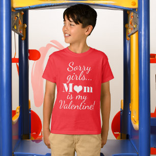 Cita corta Camisa El día de San Valentín de niñ