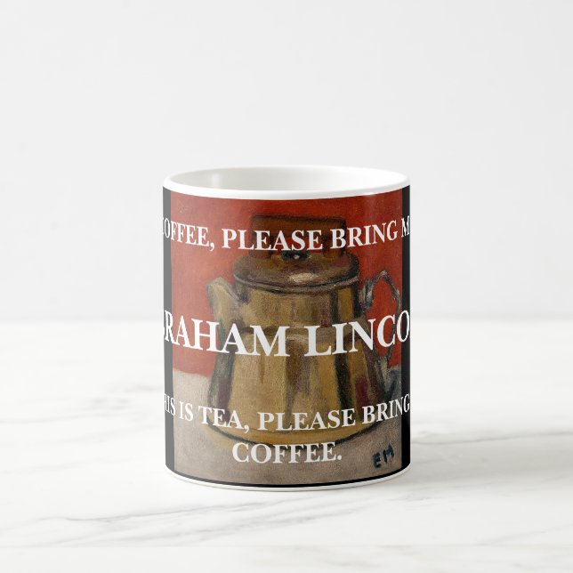CITA DE A. LINCOLN FUNNY - TAZA (Centro)