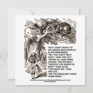 Cita De Alicia Entre Personas Locas